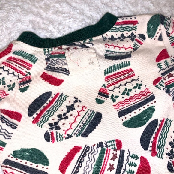 Burt’s bee baby (old style- thick and durable!) EUC 6/9 Christmas Pajamas 🎅🏼🎄 - Picture 7 of 8